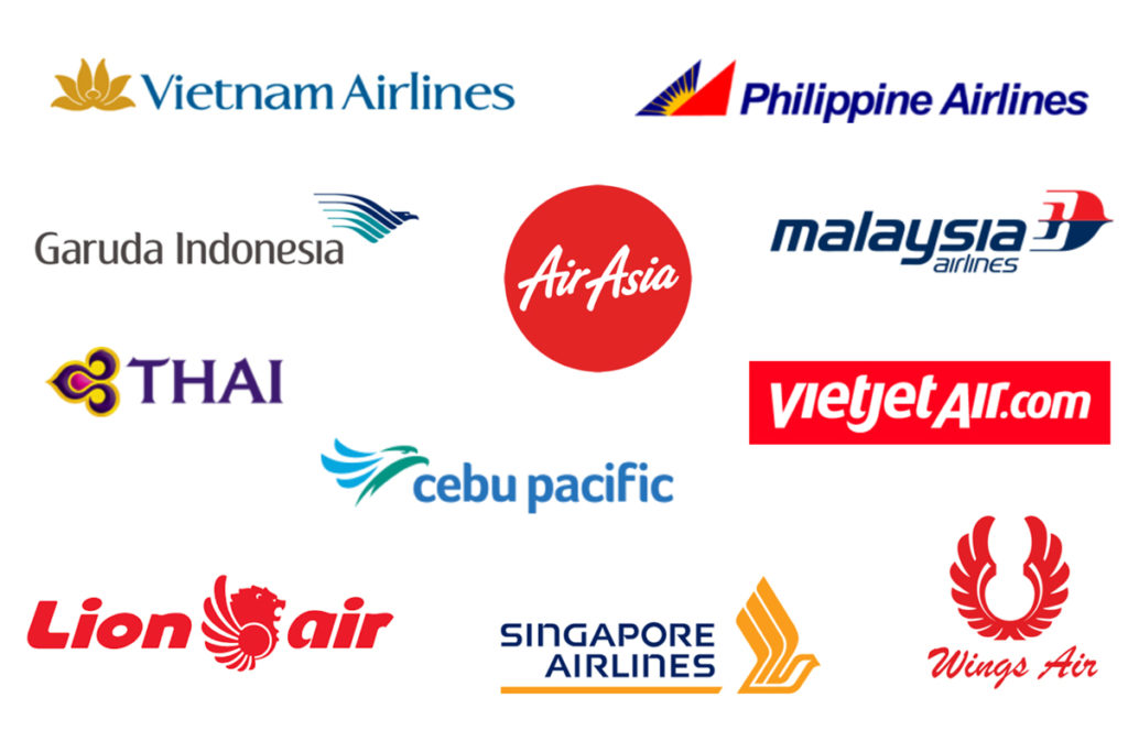 東南アジアの主要な航空会社