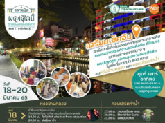 バンコクのパドゥンクルンカセーム運河沿いでナイトマーケットを開催 バンコク都広報facebookページより