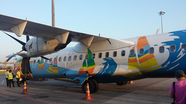 バンコクエアウェイズのATR72型機 バンコクエアウェイズのATR72型機