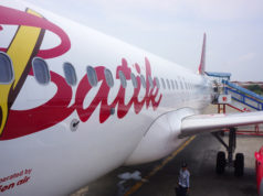 バティックエアのエアバスA320型機