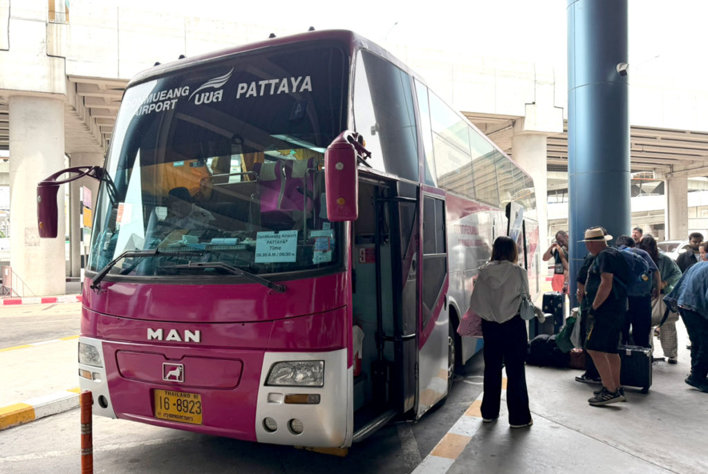 ドンムアン空港のバスターミナル