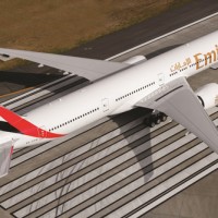 エミレーツのボーイング777-300ER型機