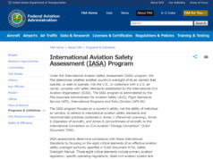 International Aviation Safety Assessment (IASA) Program