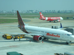 バティックエアの塗装がされたマリンドエア機