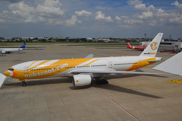 ノックスクートのボーイング777-200型機 ノックスクートのボーイング777-200型機