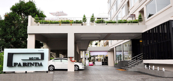 パリンダホテル外観