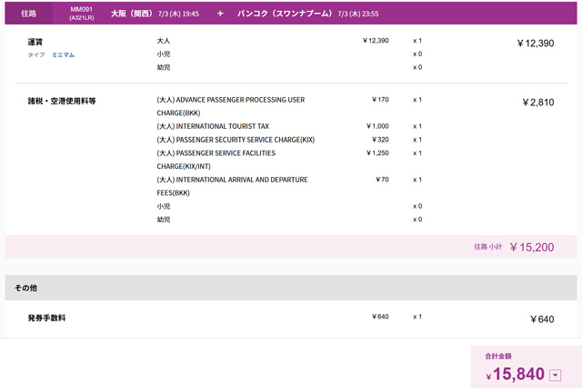 諸費用込み15,840円