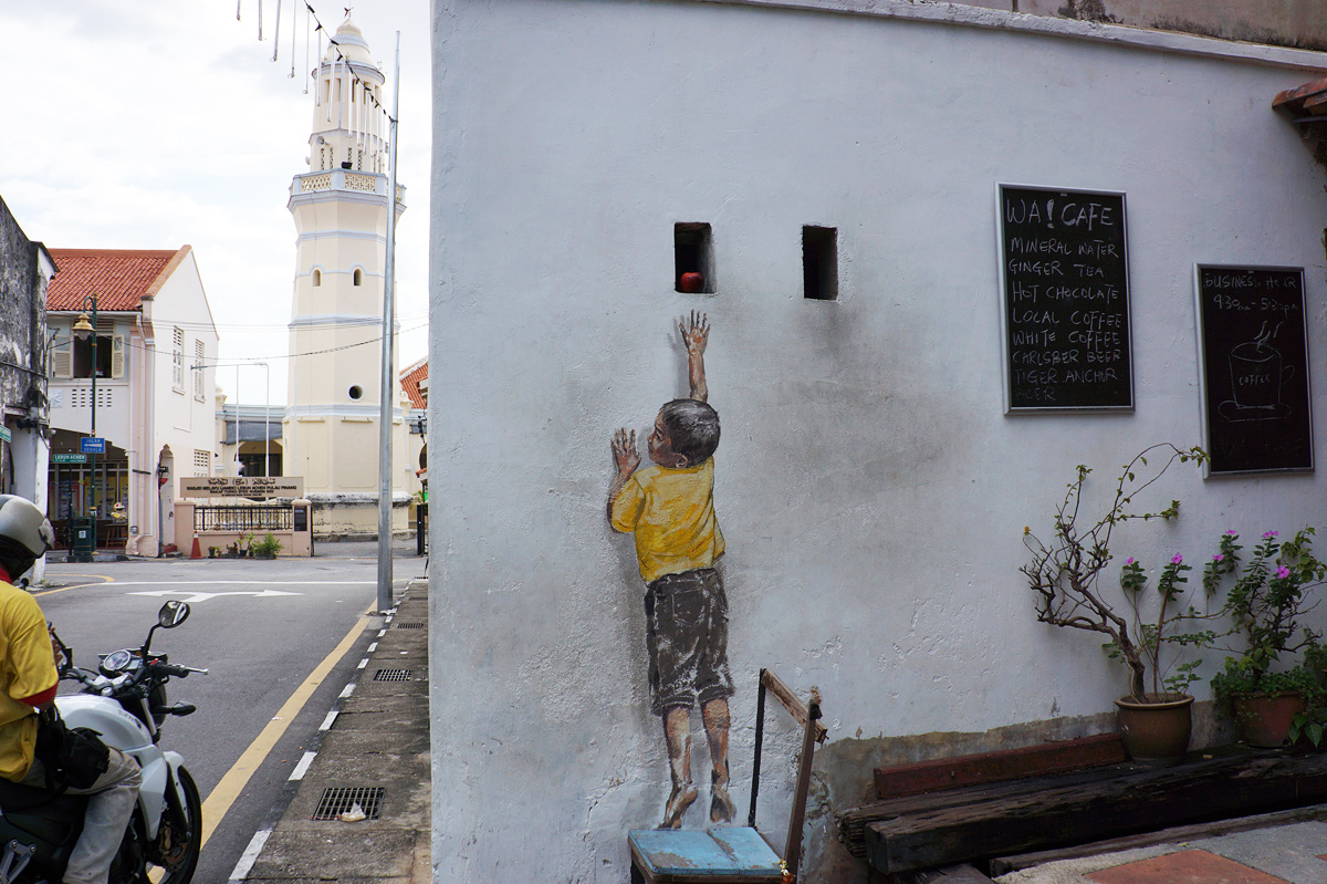 マレーシア ペナン島ジョージタウンのストリートアート アジアトラベルノート