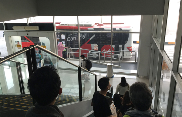 エアアジアのランプバス