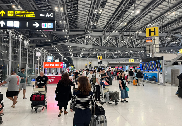 バンコクのスワンナプーム空港