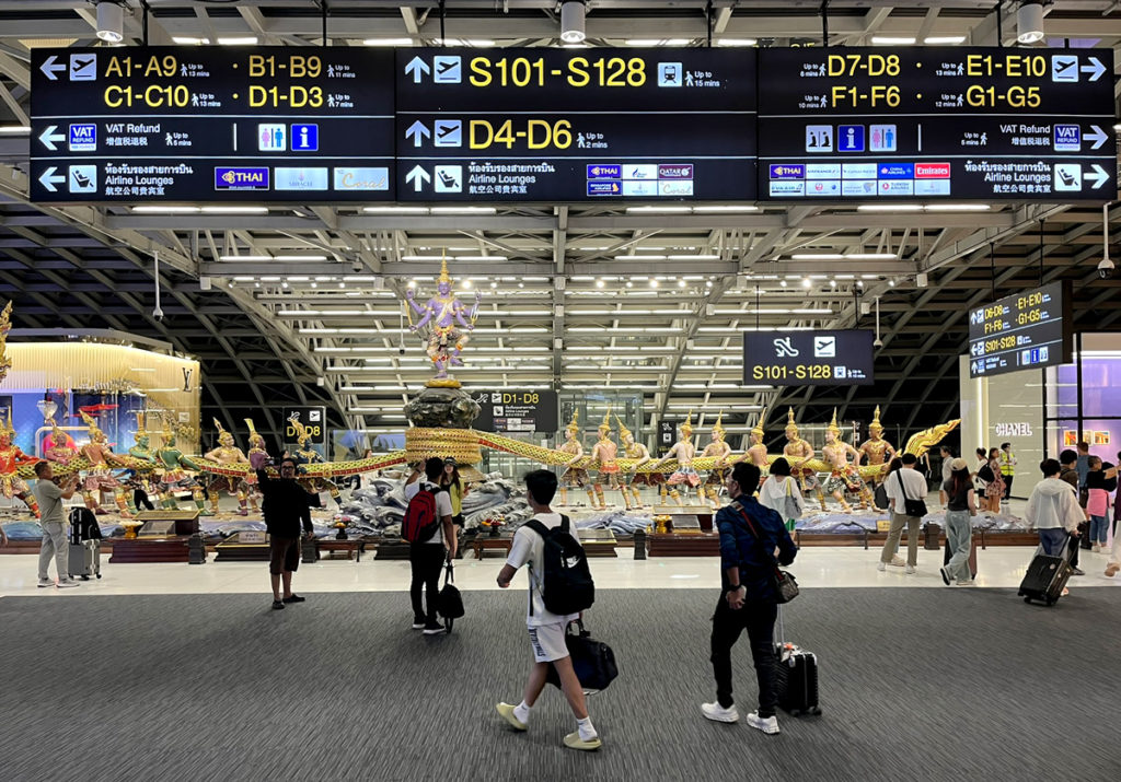 バンコクのスワンナプーム空港