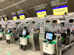 タイ国際航空、スワンナプーム空港のセルフチェックイン端末と自動手荷物預け機を使ってみました 自動手荷物預け機
