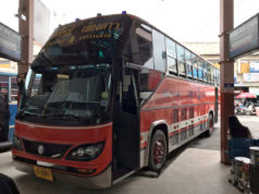 チェンマイからタートンまで路線バスを利用しました タートン行きの路線バス