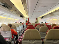 タイ・エアアジアXが国内線に参入 12月からバンコク~プーケット線を運航 タイ・エアアジアXの機内の様子