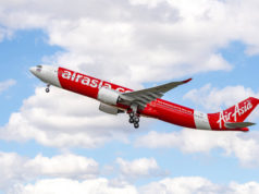 タイ・エアアジアX、仙台~バンコク線の運航開始 タイ・エアアジアXのエアバスA330型機