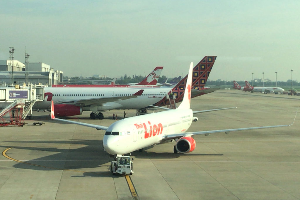 タイ・ライオンエアの航空機