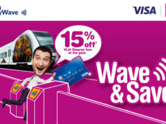 マレーシアのKLIAエクスプレス、Visa payWaveで支払うと運賃が15%オフに KLIAエクスプレス Visa payWaveプロモーション